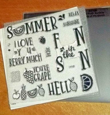 CTMH S2108 TUTTI FRUTTI SUMMER ~ I LOVE YOU BERRY MUCH, You're GRAPE
