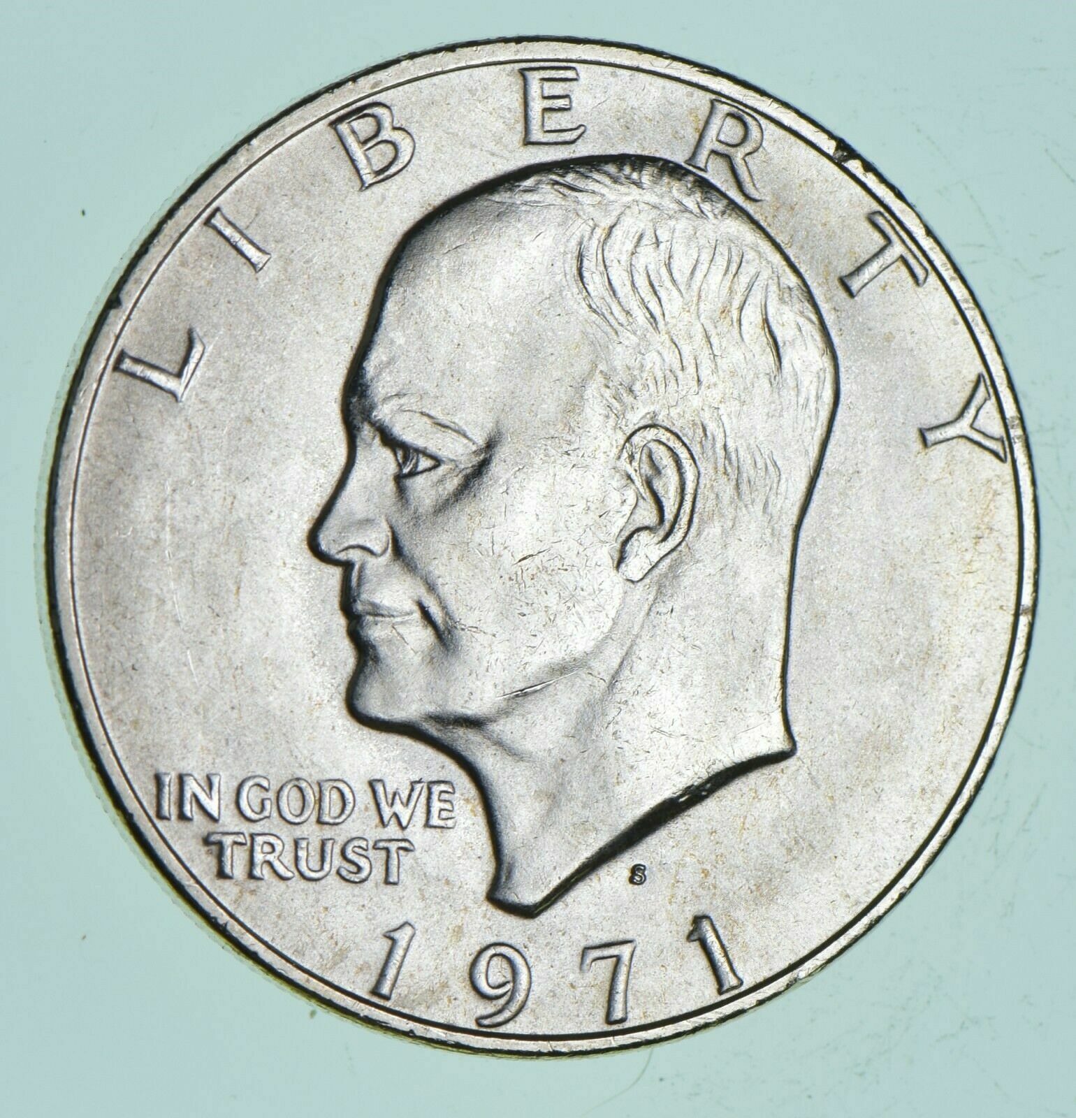 PCGS MS65 1971年 S $1 シルバー アイゼンハワー ドル 254 1971-S $1 Silver (Proof) Ike Dollar - PCGS CoinFacts