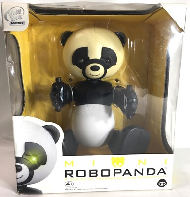 WowWee Robotics MINI ROBOPANDA Robot Figure #8168 Panda Electronic Toy Bear New