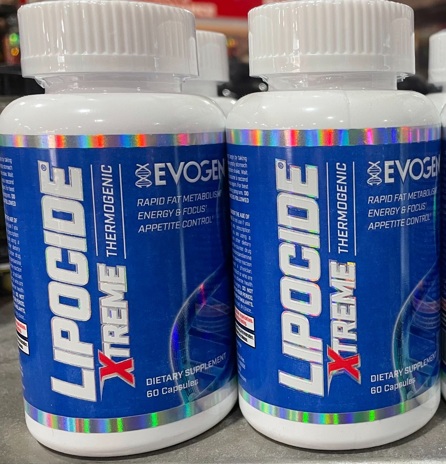 2X60 CAPS EVOGEN Lipocide Xtreme Fat Burner Weight Loss Diet Pill 120