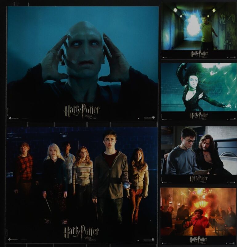 Harry Potter Order Of The Phoenix  - French Lobby Cards - 6 cards and envelope