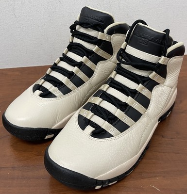 

Мужские кроссовки Jordan 10 Retro Prem GG Heiress Pearl Pearl White (832645 207) — 5,5, Pearl white / black - black