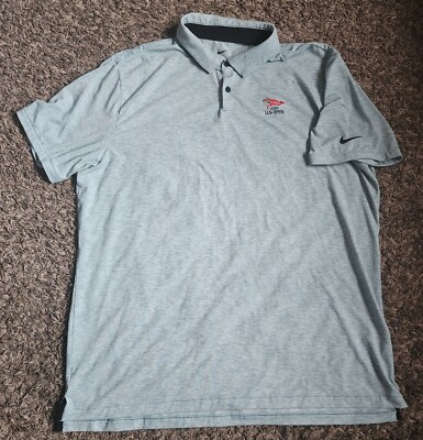Nike LACC 123rd US Open Turquoise Dri-Fit Polo Shirt XL
