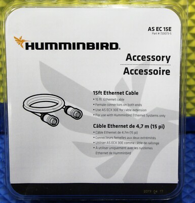 Humminbird 15ft Ethernet Cable AS EC 15E Part 720073-5