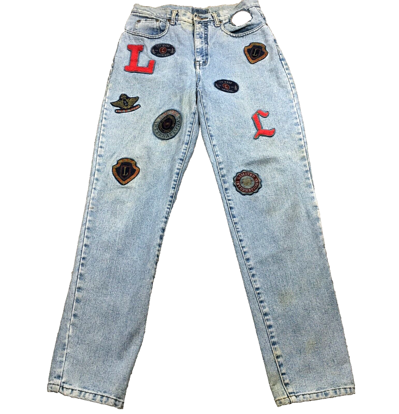 Needles Assorted Patches Straight Jean Indigo | Cultizm
