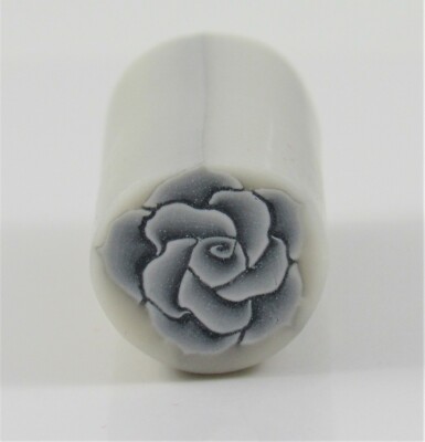 Polymer Clay Cane, Rose Flower by Jane Z Handmade Choose Colors New & Raw Premo