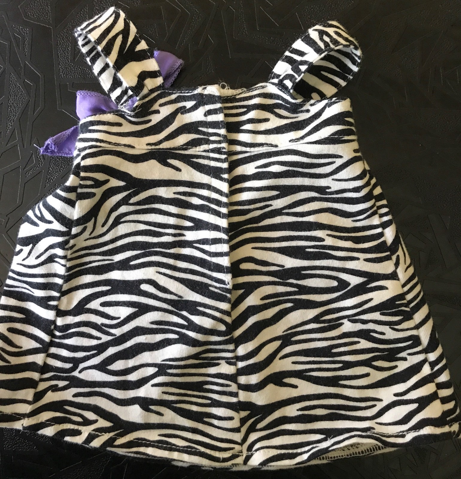 Authentic American Girl Doll Clothes REBECCA ZEBRA Patterned Dress Set