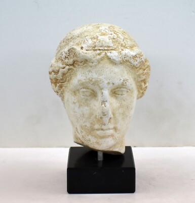 Ancient Greek women Kore small head bust - Maiden Korai - Handmade in Greece