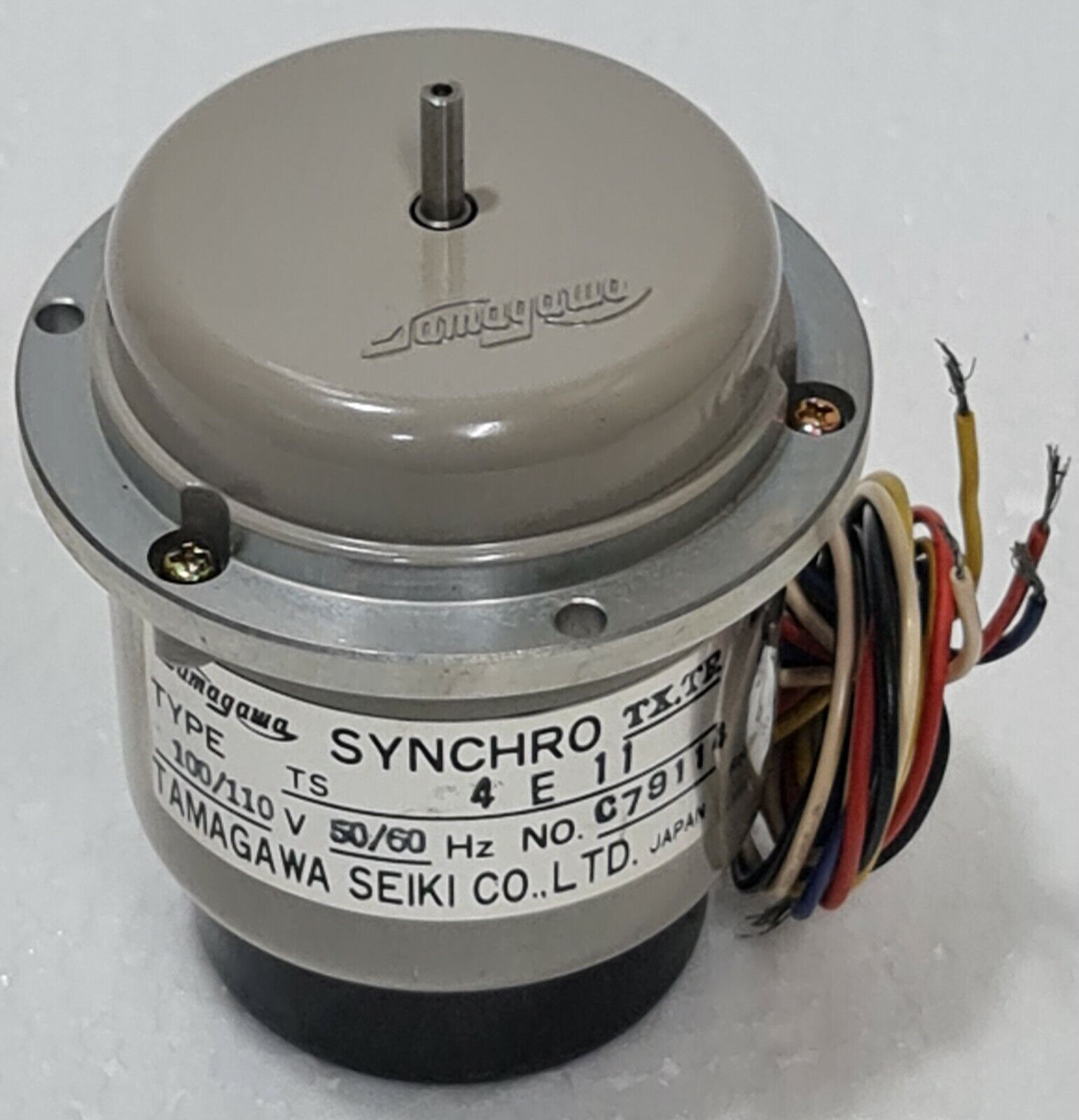 TAMAGAWA SEIKI TYPE:TS4E11 SYNCHRO TR.TX MOTOR 100/110V 50 TAMAGAWA SEIKI TYPE:TS4E11 SYNCHRO TR.TX MOTOR 100/110V 50