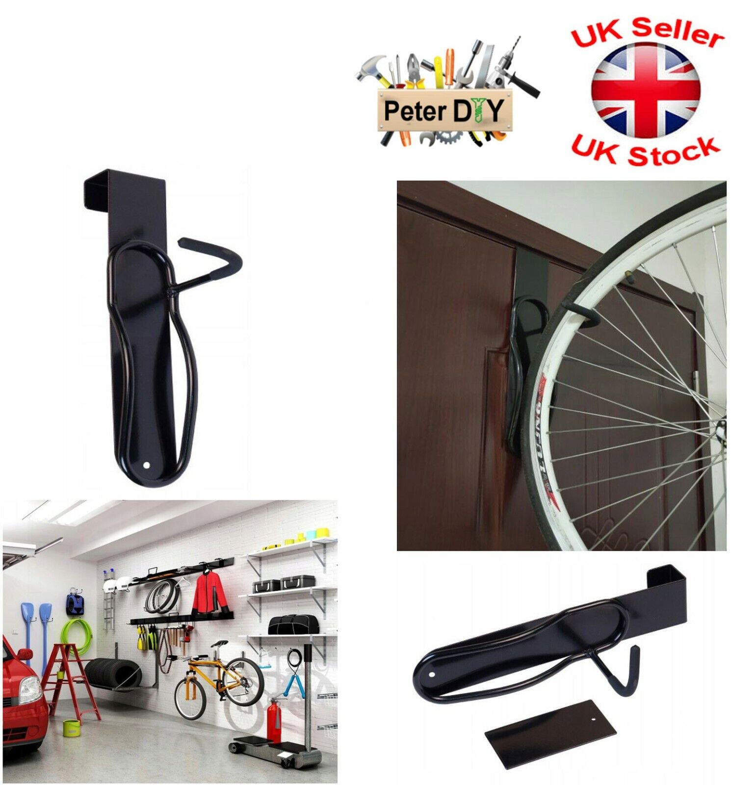 Over the door bike rack sale