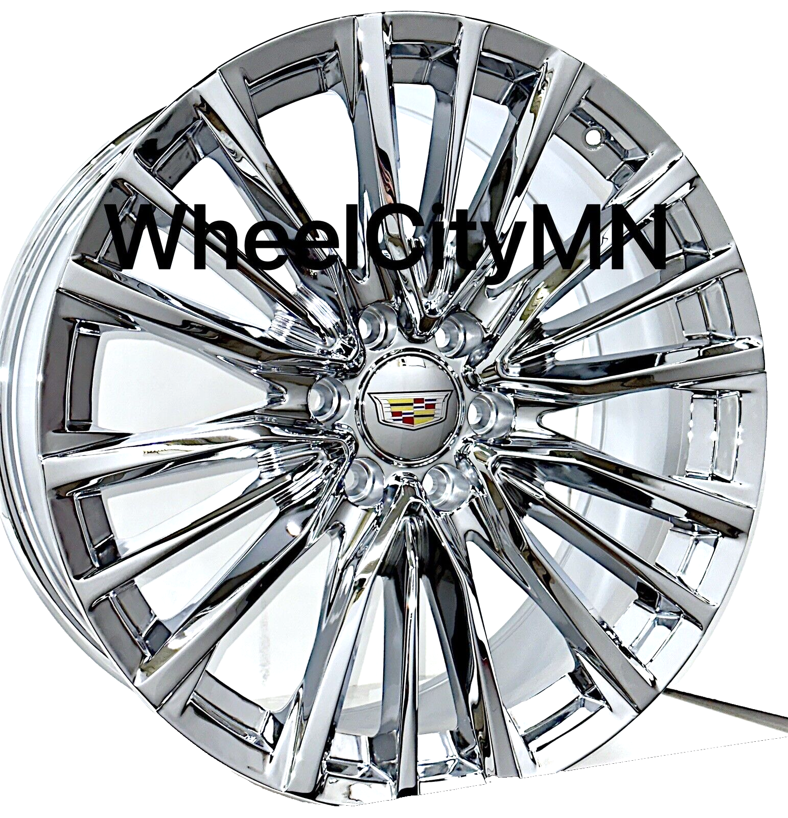オーダーメイド　エスカレード　左右5% 22” Chrome Escalade V Series Replica Wheels fits 2024