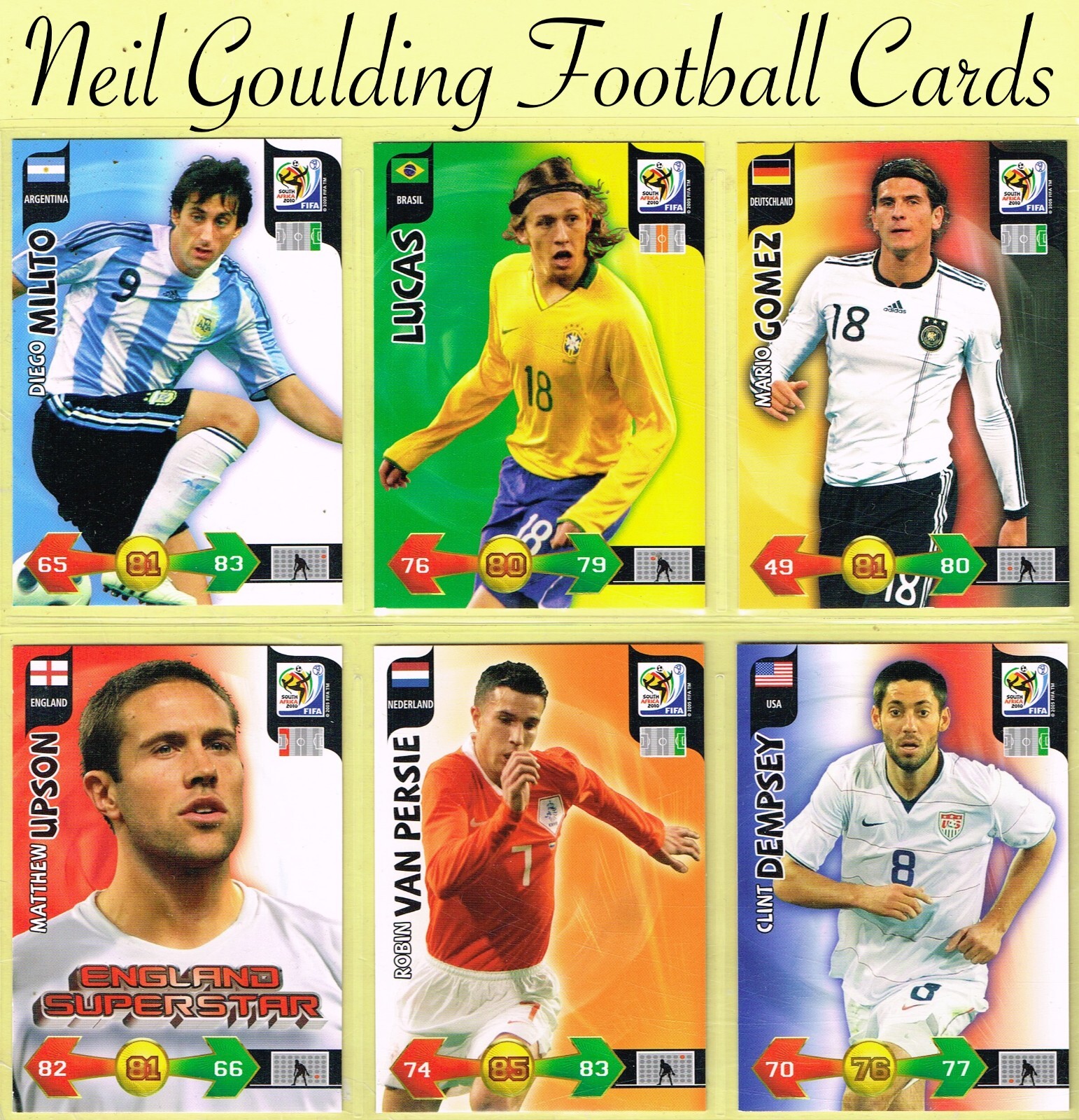 2010 FIFA WORLD CUP PANINI カード　セット Panini Adrenalyn XL ☆ WORLD CUP 2010 ☆ Football Cards | eBay