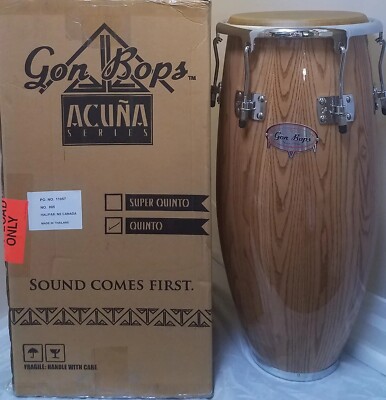 Gon Bops Alex Acuna Signature Series Natural Quinto 10.75" Conga Drum NEW Dealer