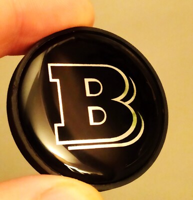Emblem Chrom logo 42 mm  Motorhaube, Heckklappe für Mercedes Smart Brabus