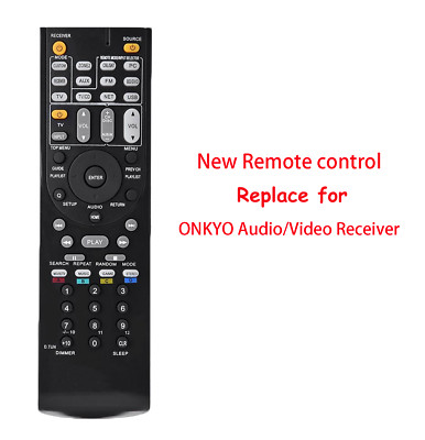 New Remote Control Replace For ONKYO AV Receiver TX-SR706 TX-SR803 TX-SR805