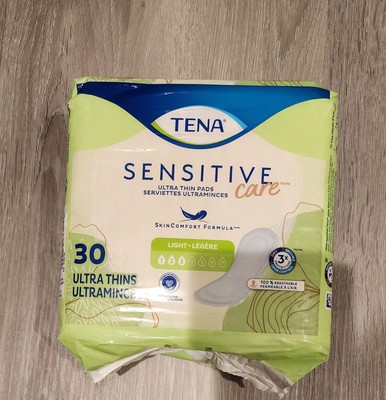 Tena Sensitive Ultra Thin Pads #3 Light 30 Ct