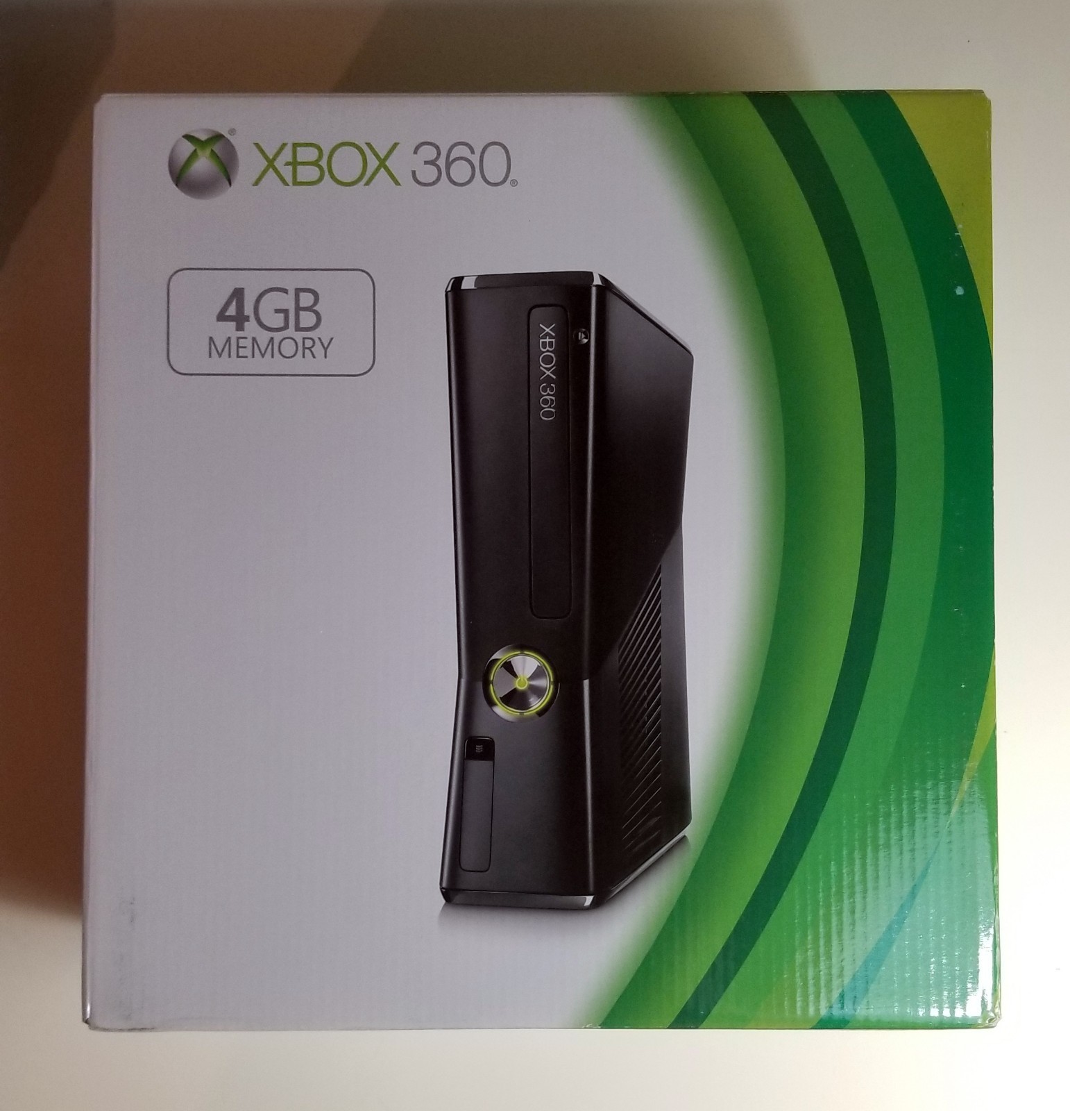 Microsoft Xbox 360 Slim 4GB Black Console Model 1439 BRAND Microsoft Xbox 360 Slim 4GB Black Console Model 1439 BRAND