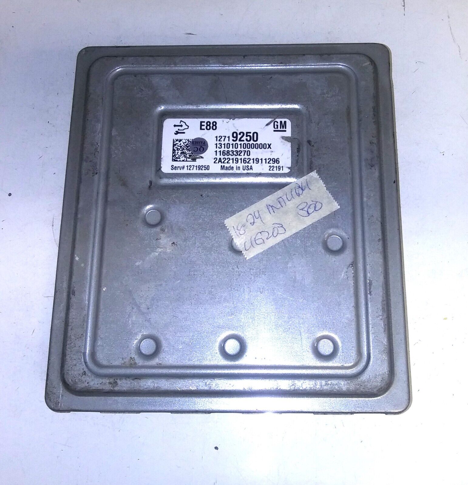 12719250 ecm ecu computer 2018-2024 Chevrolet Malibu 12719250 ecm ecu computer 2018-2024 Chevrolet Malibu