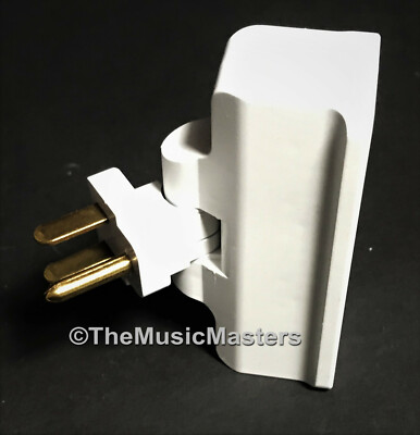 2X Swivel 3 Outlet Triple AC Wall Plug Power Tap Splitter 3-Way Electric Adapter