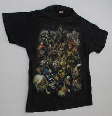 Marvel Mad Engine Secret Invasion Super Hero Skrulls T Shirt Medium 2000's Used