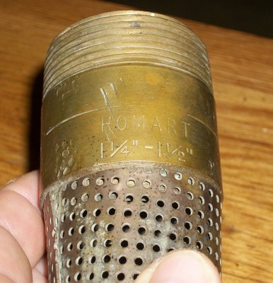 VTG HOMART BRASS FIRE NOZZLE WATER SPRAY HEAD 200LB 1.1/4-1.1/2