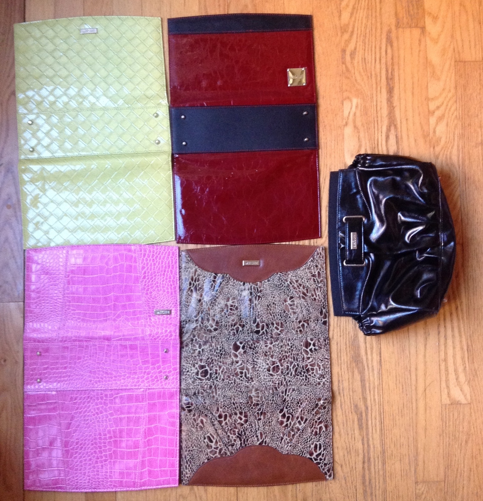 Miche classic bag covers lot of 5 black red pink green brown animal