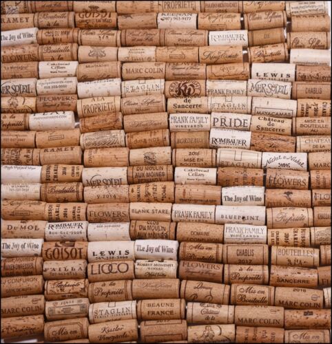 Natural Assorted Bordeaux Napa Valley White Wine Corks Lot For Arts & Crafts