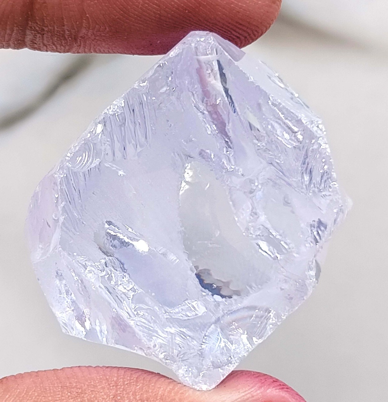 400-450 Ct Natural White Zircon Rock Uncut Rough Certified