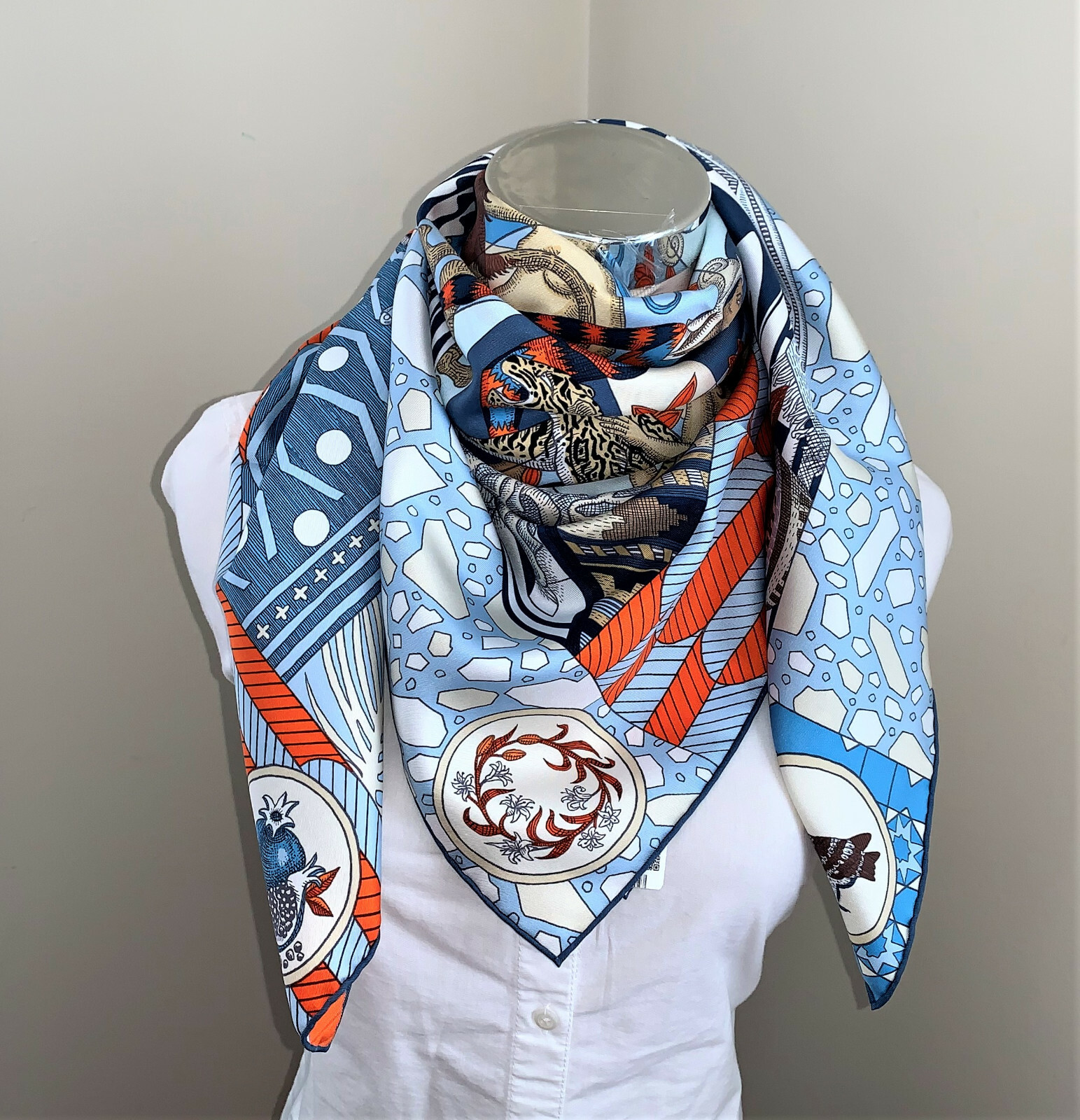 Satin Scarf Womens Designer Scarf Sale 100% PURE SILK GEORGIAN