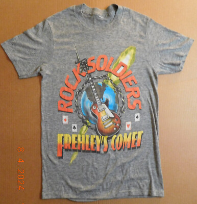 #149  VINTAGE ACE FREHLEY TOUR T SHIRT 1988 FREHLEY'S COMET SECOND SIGHTING