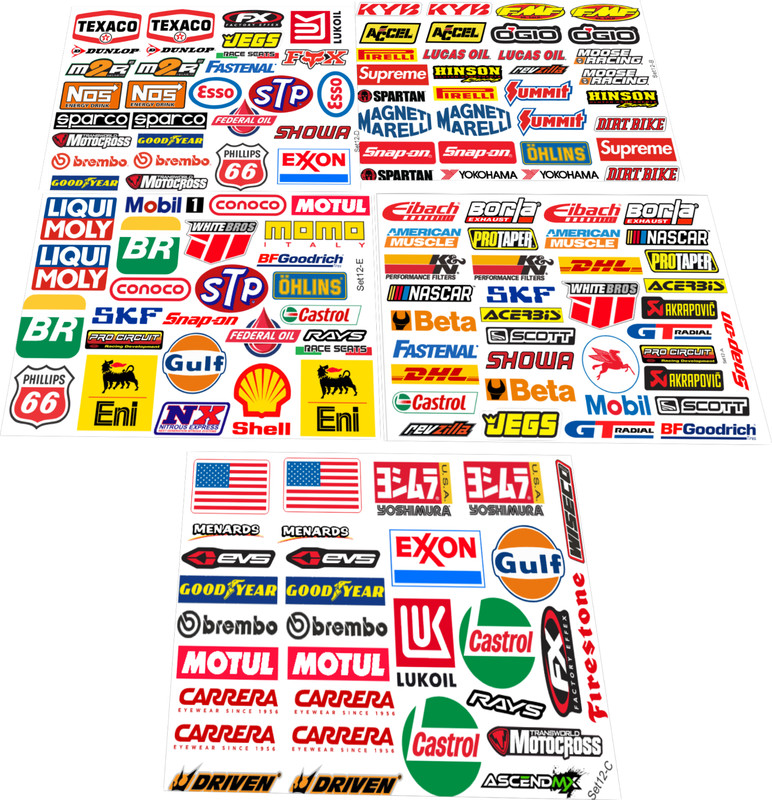 150 + Racing Decals Stickers Drag Race  Nascar High