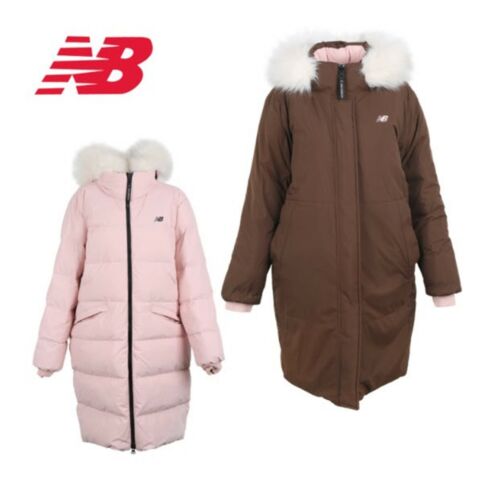 Pre-owned New Balance Balance Women Reversible Brown Athletic Parka Outdoor Top Jackets Nbnp94w102 In Brown, Pink