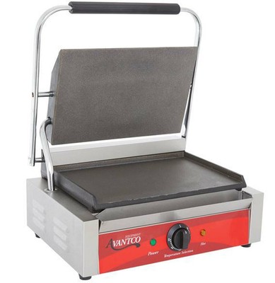 Cadco Double Panini/Clamshell 220-Volt Grill Small ...