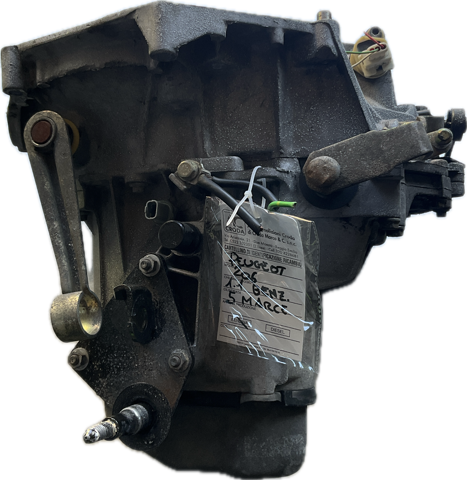 Cambio manuale per modello PEUGEOT 206 1.1 benzina 5 marce ricambio usato