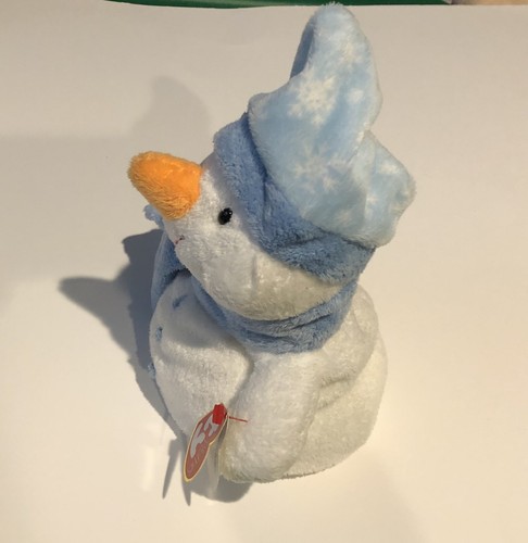 TY Pluffies WINDCHILL Snowman Plush 2004 8