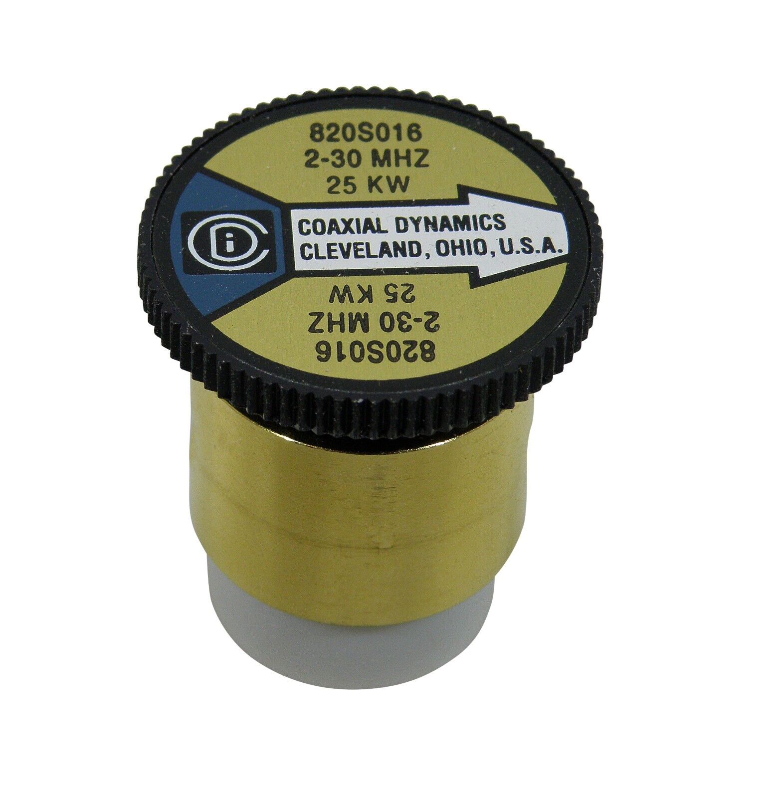 Wattmeter Element Slug 25000W 25KW 2-30 MHz 25KH Bird 43 Coaxial Dynamic 820S016 | eBay Wattmeter Element Slug 25000W 25KW 2-30 MHz 25KH Bird 43 Coaxial Dynamic 820S016 | eBay