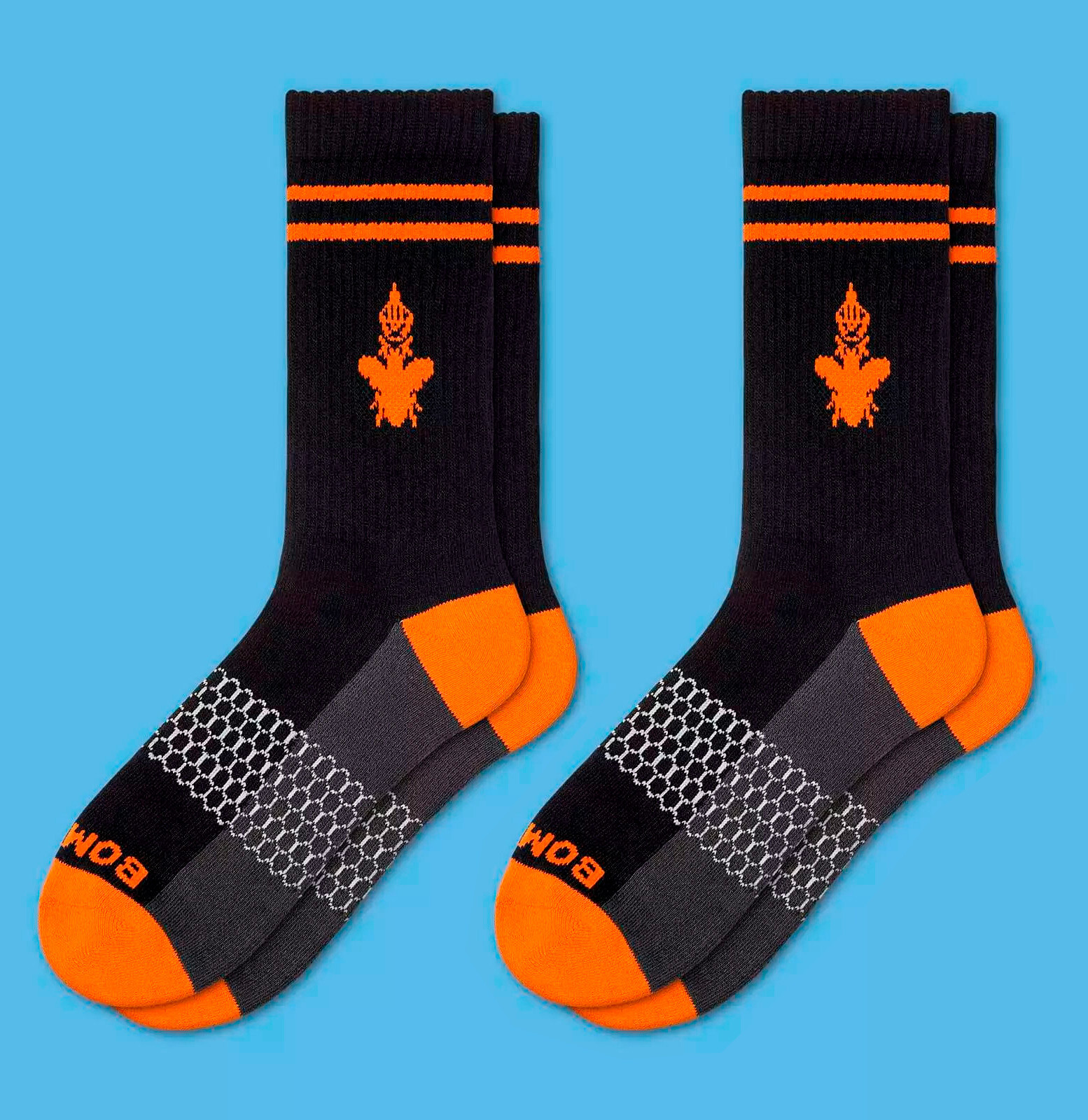 2-Pack Calf BOMBAS Men’s Socks Size Medium 7-11
