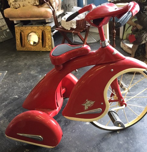 AFC Airflow Collectibles Replica RED 1936 Sky King Pedal Tricycle Hog Assembled