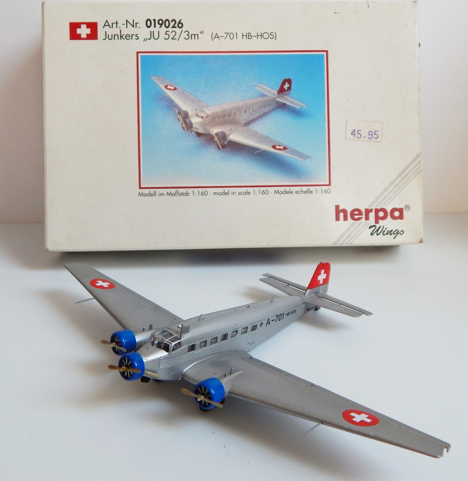 新品Herpa Junkers Ju 52/3m 1/160 絶版 D-ABIK $_57.JPG?set_id=880000500F