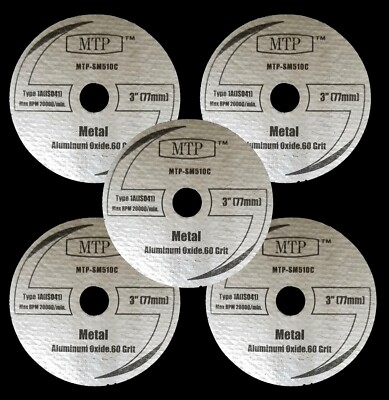 5X 3'' Metal Cutting Blade For Dremel SM510C Saw Max Milwaukee Ryobi Cutoff 7/16''