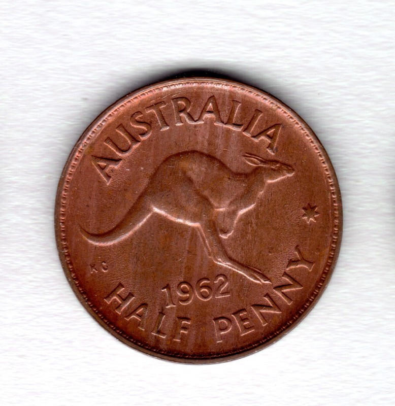1962y  Half Penny Choice Unc