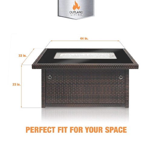 Outland Living Series 401 44-Inch Outdoor Propane Gas Fire Pit Table