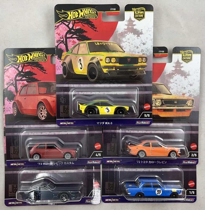 Hot Wheels Car Culture Japan Historics 4 2024 Set of 5 | eBay