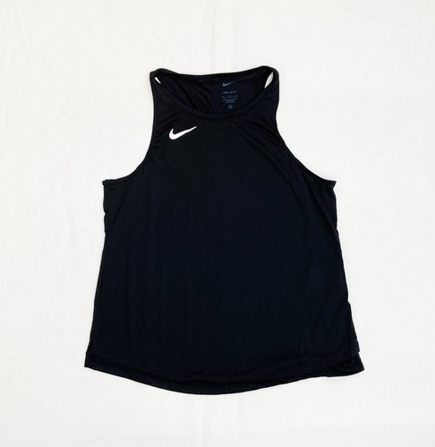 Nike Team One Dri-FIT Standard Fit Tank Women's Medium Black