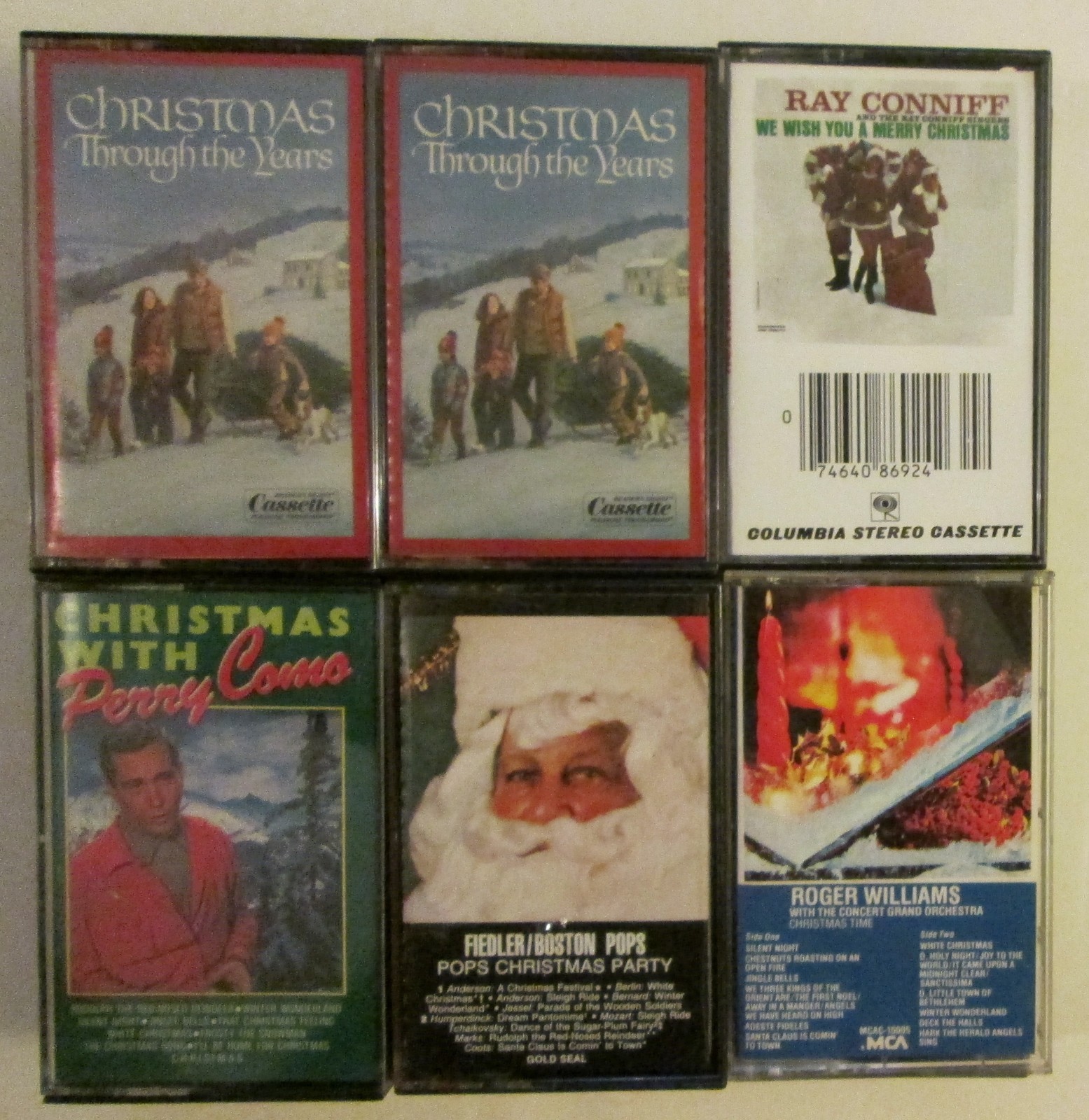 HUGE Lot of 60 Christmas & Holiday Music Audio Cassette Tapes Vintage Xmas Retro