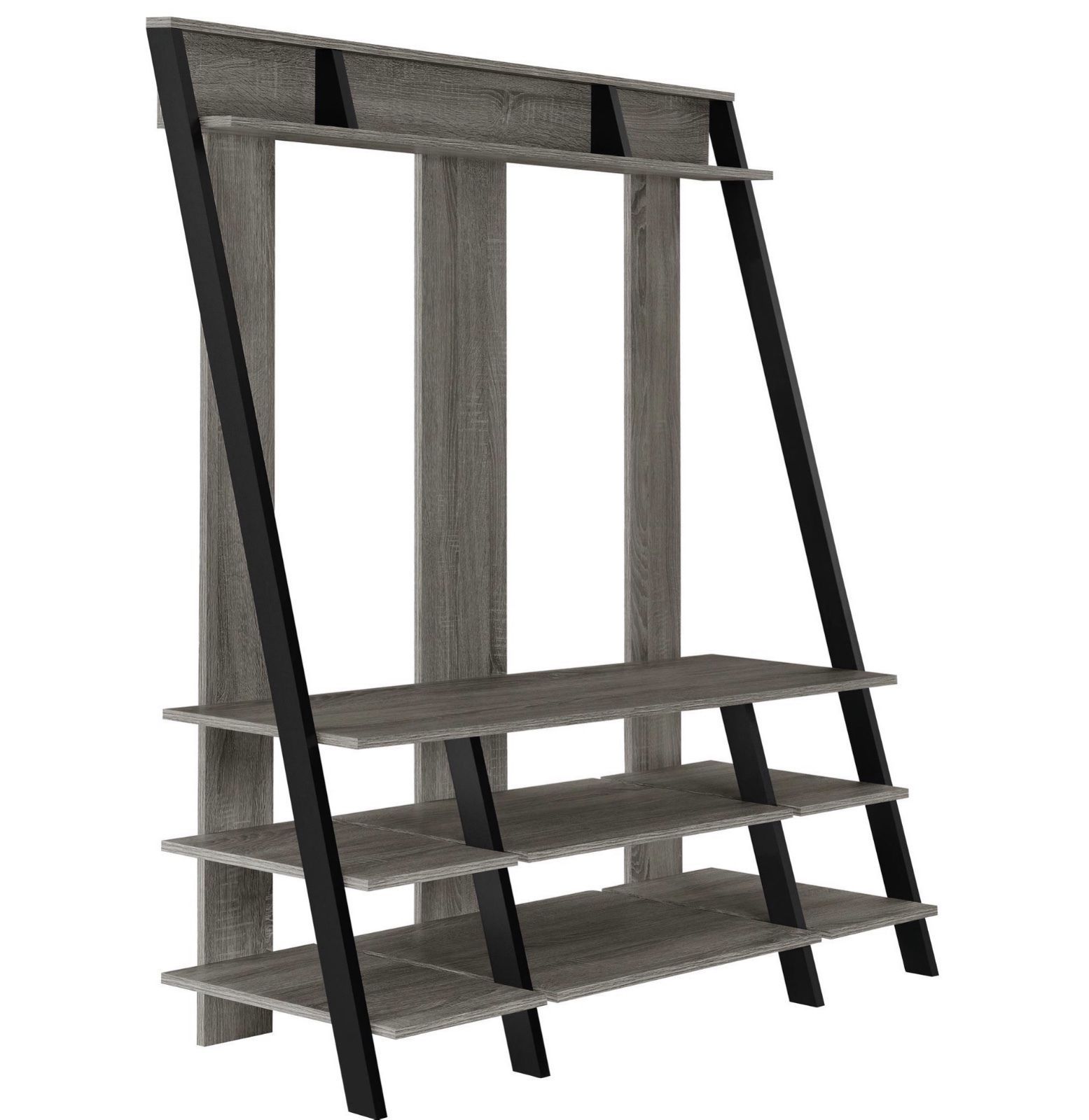 Soportes de TV Altra roble y unidades de entretenimiento