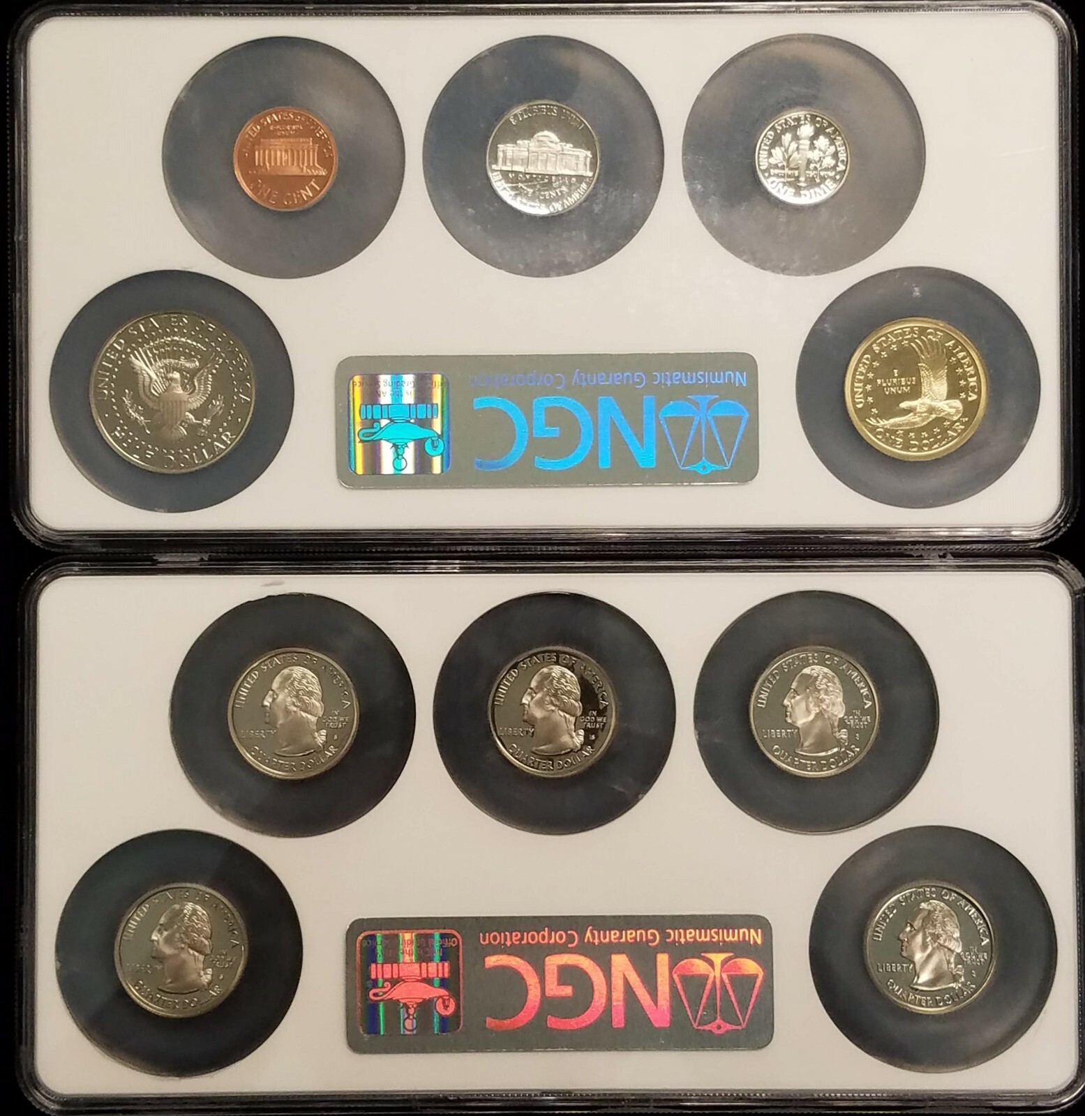 2003-s Clad Proof Set Complete U.S. Mint Set + State Quarters NGC PF70 UC