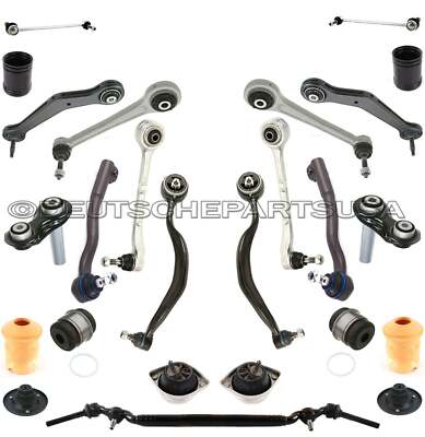 FRONT REAR CONTROL ARM BALL JOINT MOTOR STRUT MOUNT MOUNTS KIT 28PC FOR BMW E38