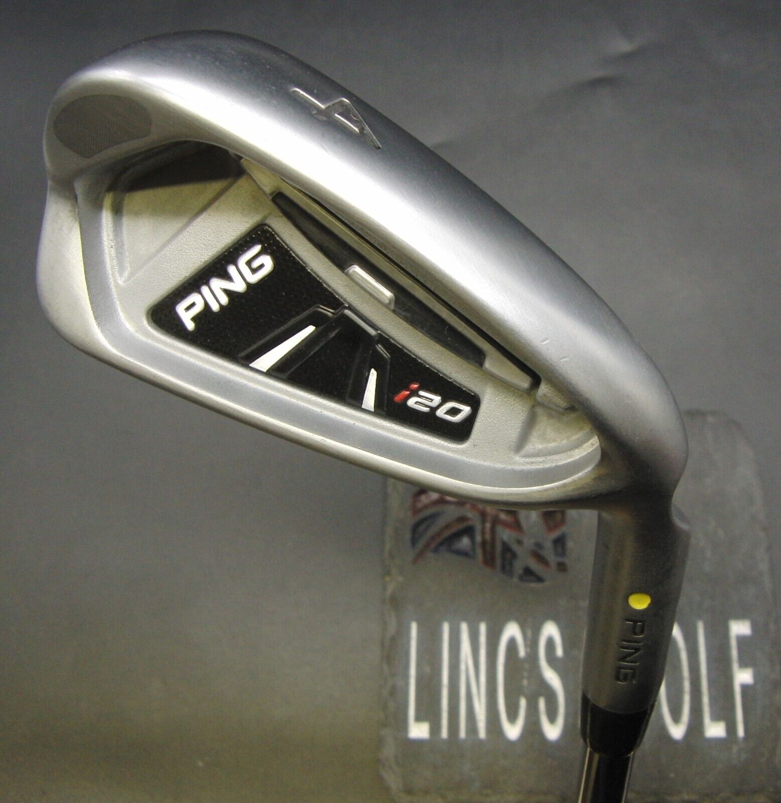 Ping i20 Yellow Dot 4 Iron Regular Steel Shaft Champkey Grip Ping i20 Yellow Dot 4 Iron Regular Steel Shaft Champkey Grip