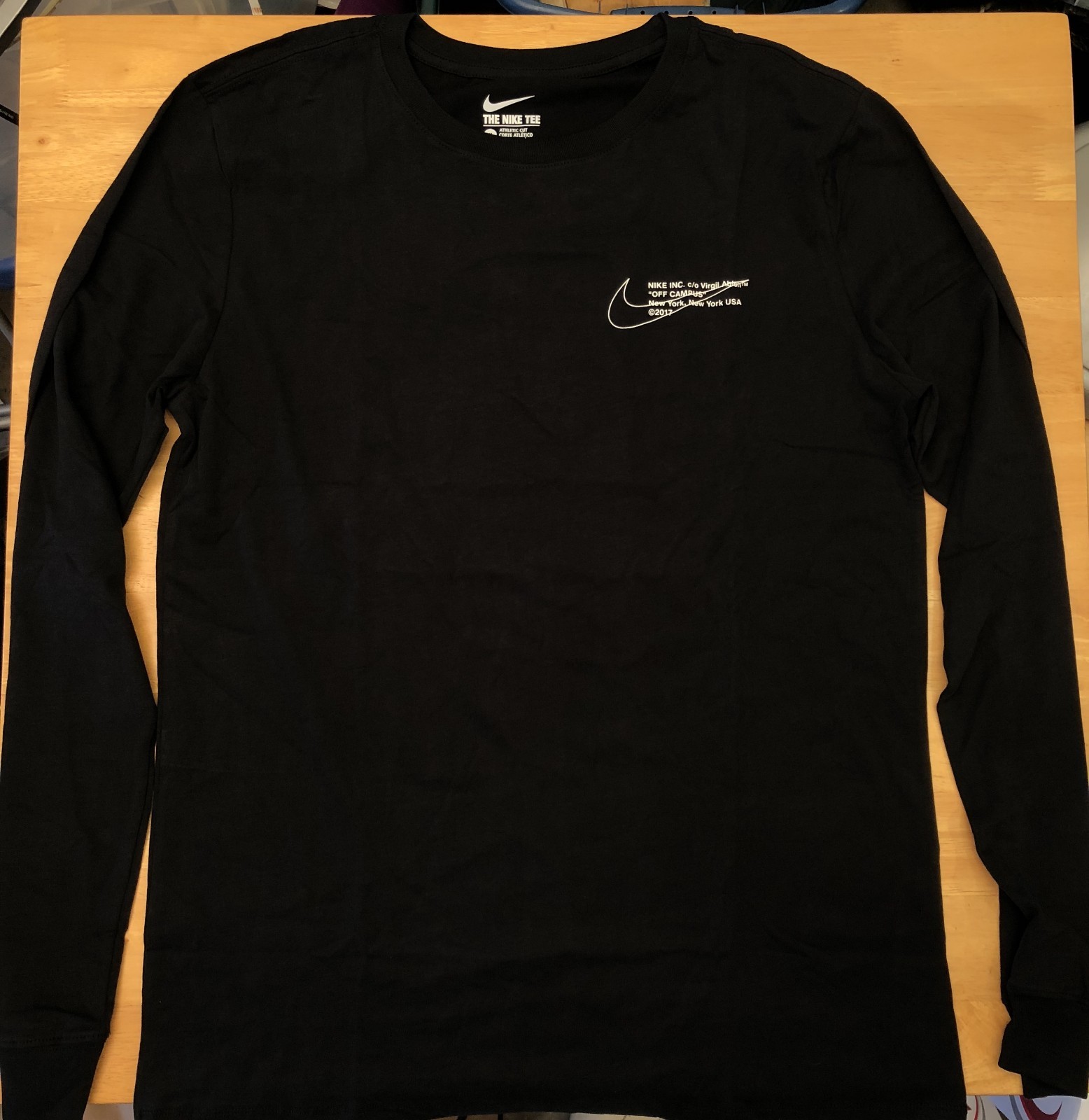 nike off white campus long sleeve